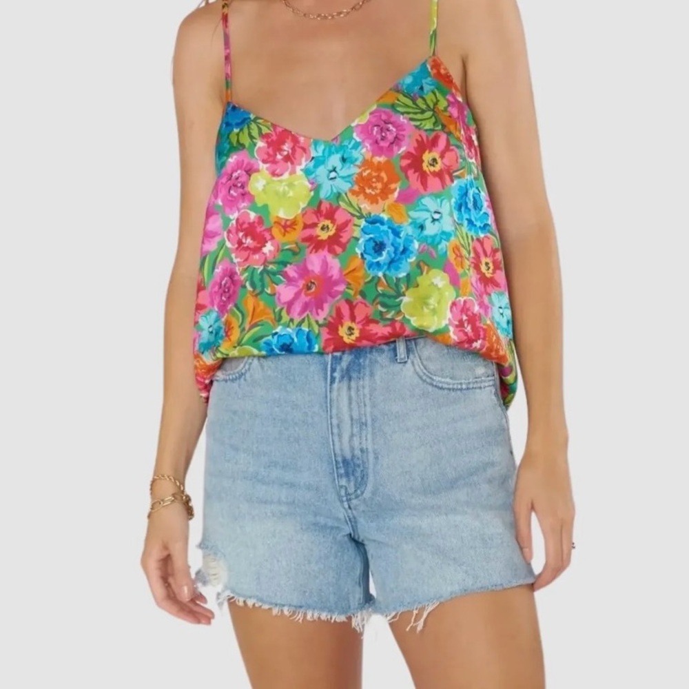 Show Me Your Mumu Spotlight Tank in Bright Floral Size Small! NWT